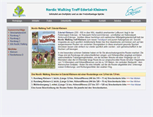 Tablet Screenshot of nordic-walking.kleinern.de