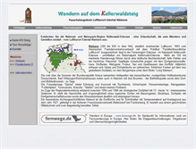 Tablet Screenshot of kellerwaldsteig.kleinern.de